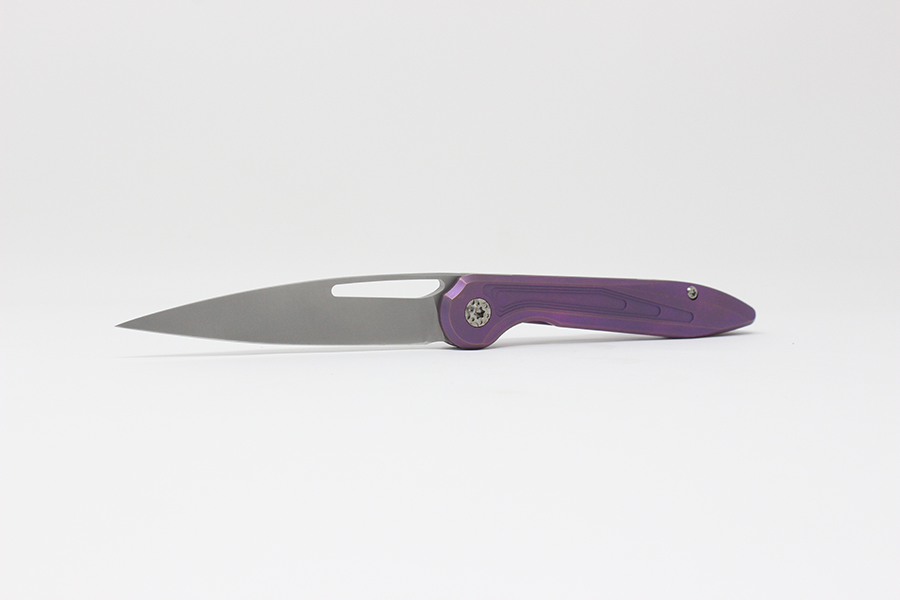 purple and gold knife